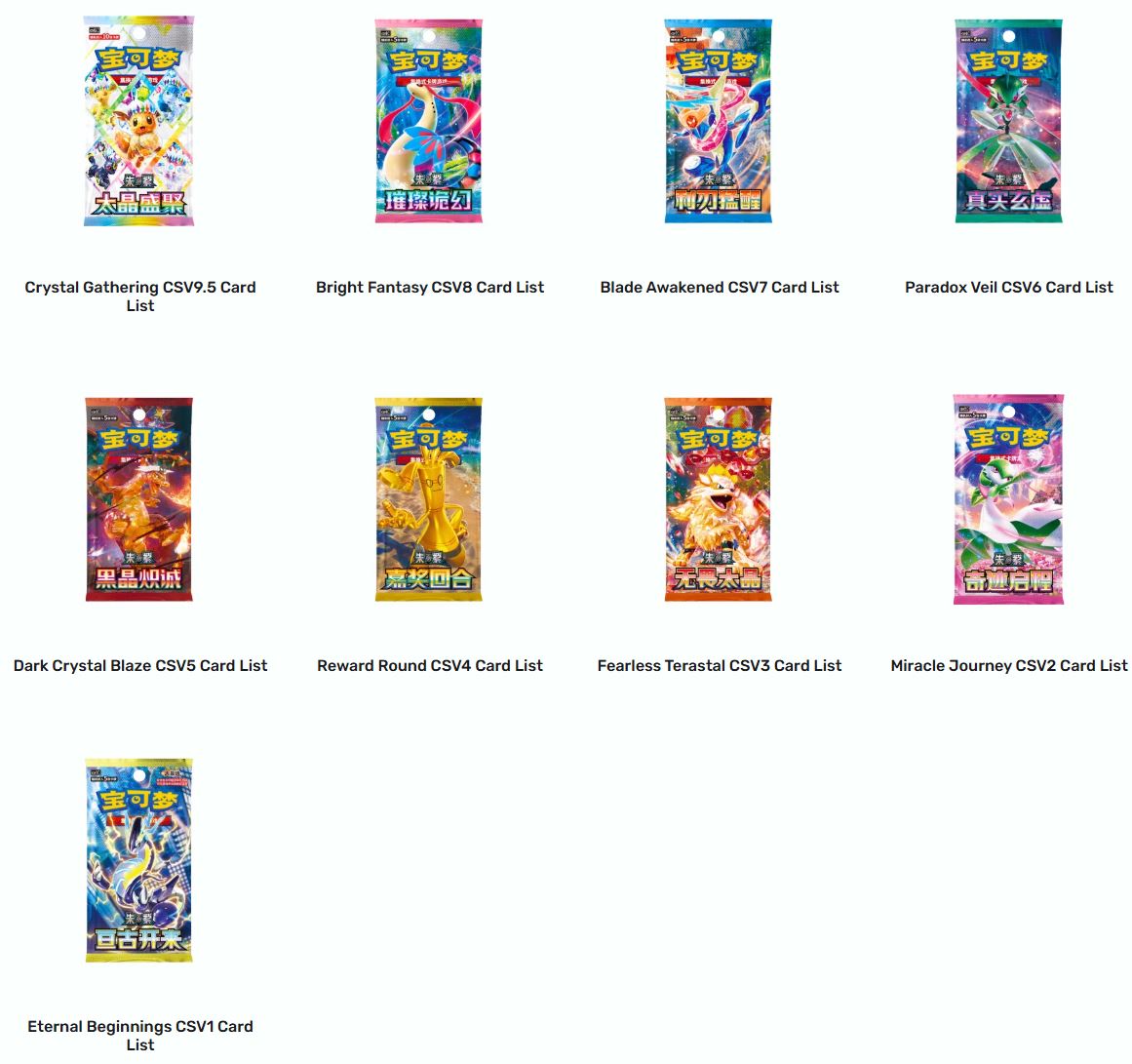 list of pokemon card expansions English Set Names and Symbols Sticker Label Sheet TBC Games Pokemon TCG: Expansions - MyCardParadise