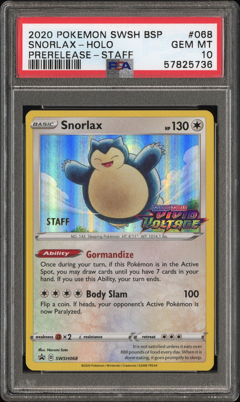 Vivid Voltage - Prerelease Staff - Sequential Set [4 Cards]