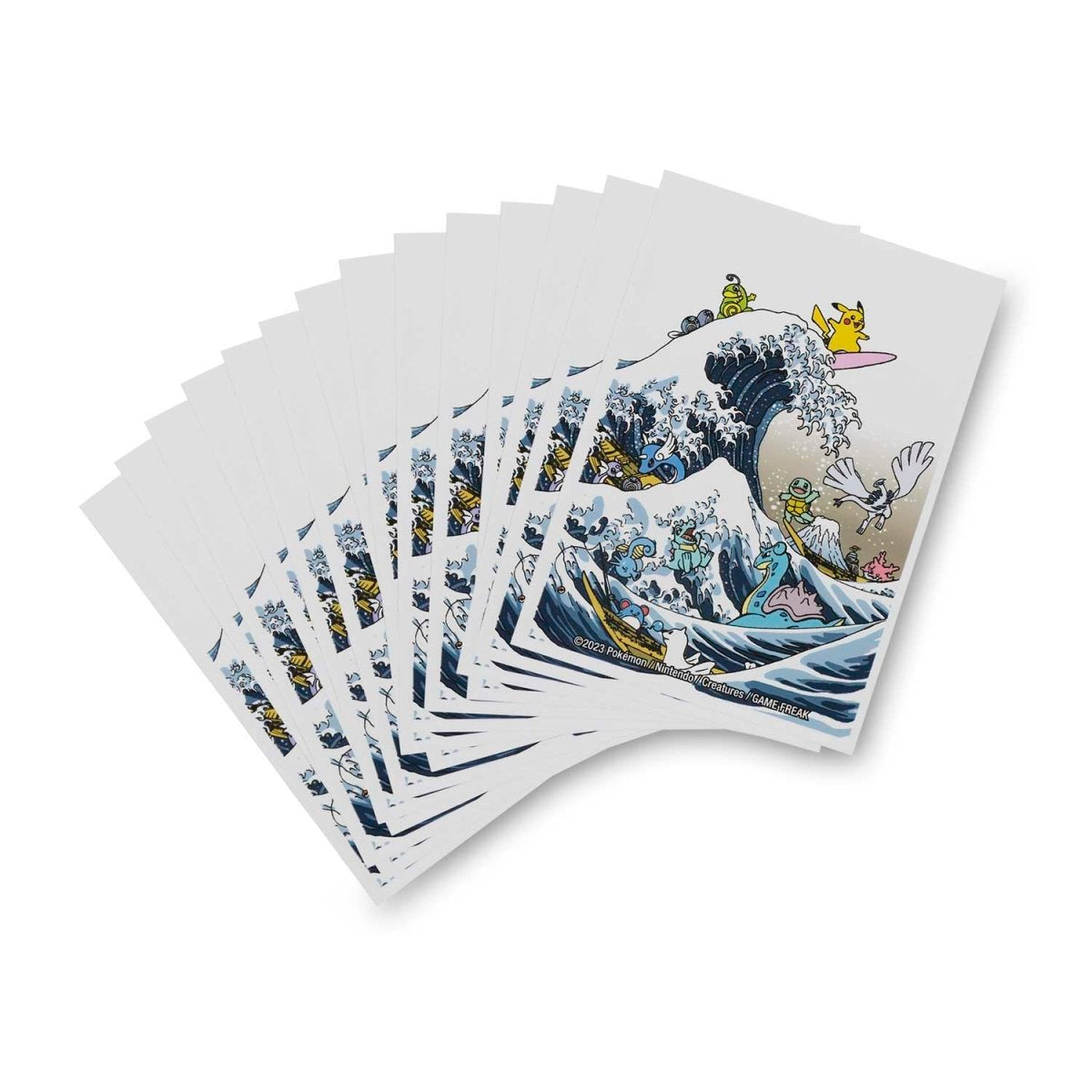 Pokemon TCG: Great Wave Pikachu &amp; Friends Card Sleeves (65 Sleeves)