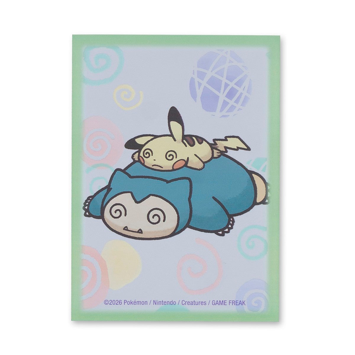 Pokémon TCG: Pikachu &amp; Snorlax Unable to Battle Card Sleeves (65 Sleeves)