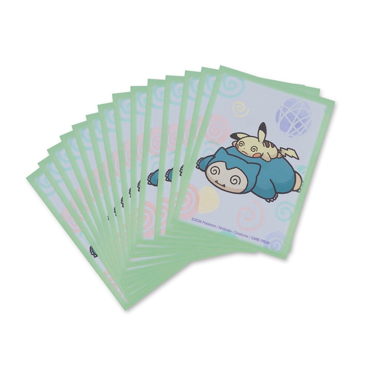 Pokémon TCG: Pikachu &amp; Snorlax Unable to Battle Card Sleeves (65 Sleeves)