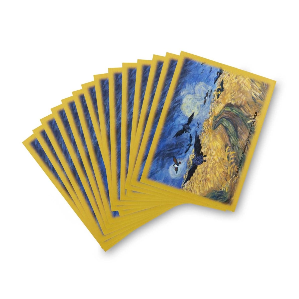 Pokemon Center × Van Gogh Museum: Corviknight Inspired by Wheatfield with Crows Card Sleeves (65 Sleeves)