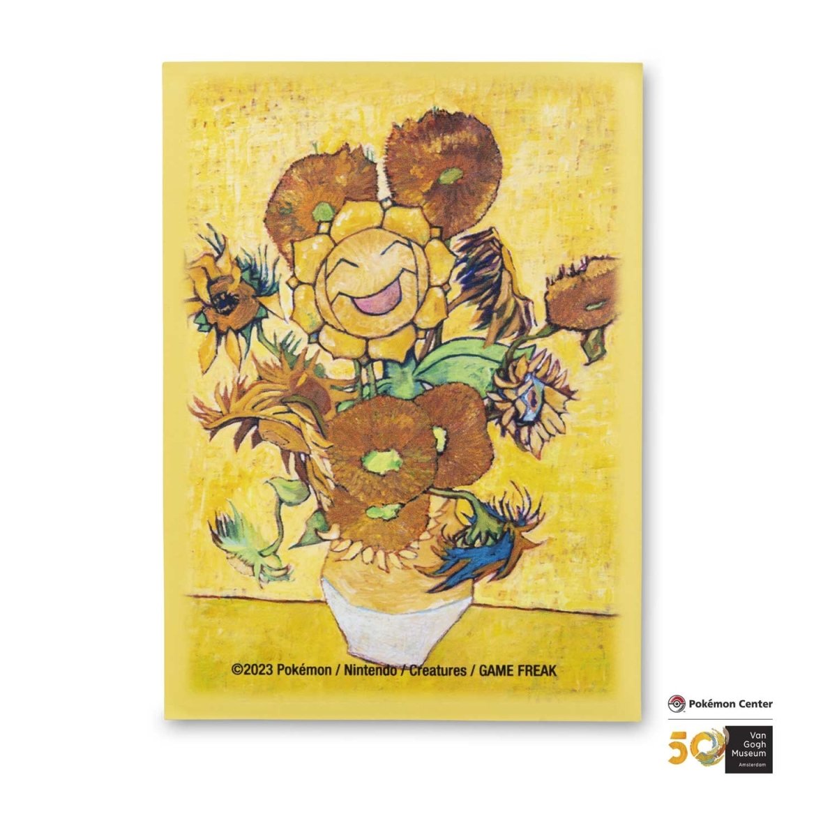 Pokemon Center × Van Gogh Museum: Sunflora Inspired by Sunflowers Card Sleeves (65 Sleeves)