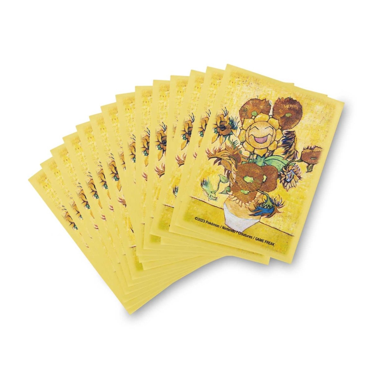 Pokemon Center × Van Gogh Museum: Sunflora Inspired by Sunflowers Card Sleeves (65 Sleeves)