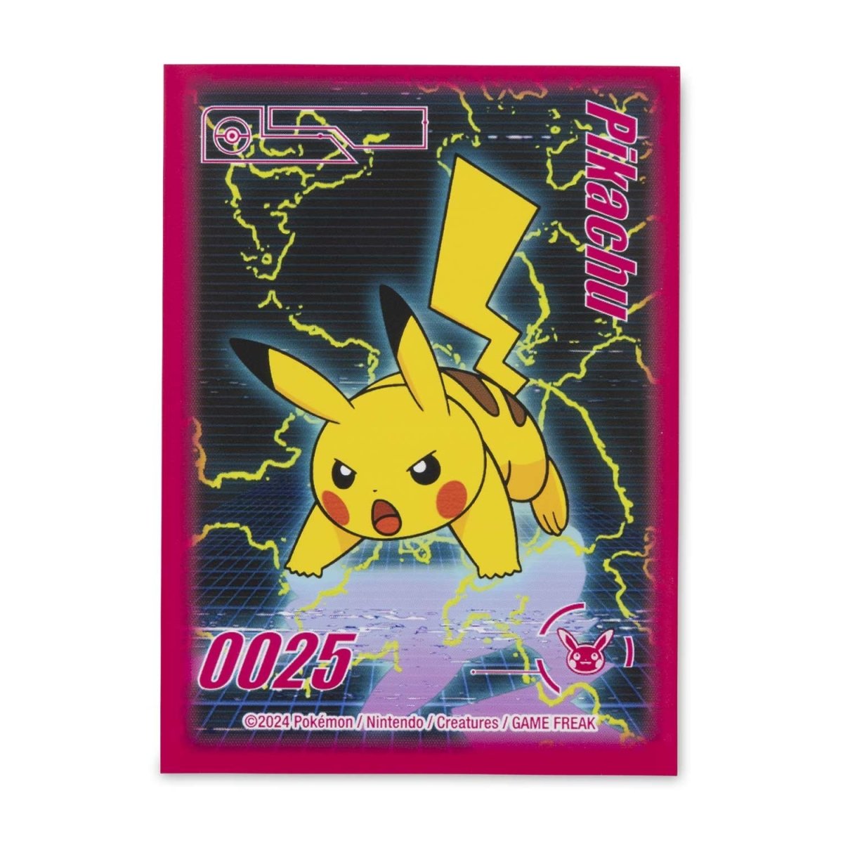 Pokemon TCG: Pikachu Neon Charge Card Sleeves (65 Sleeves)