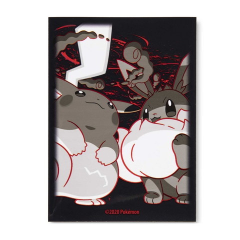 pokemon card sleeves eevee TCG Gigantamax Pikachu & Gigantamax (65 Sle They are new and Foil card - MTG Style:Summon: Fenrir Cases