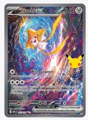 Jirachi ex - 155/128 - ME: 30th Celebration (30C) Near Mint