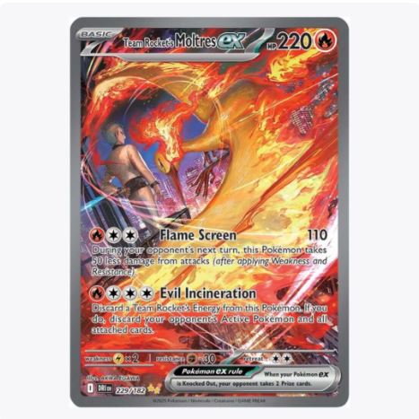 Team Rocket's Moltres ex - 229/182 - SV10: Destined Rivals (DRI)