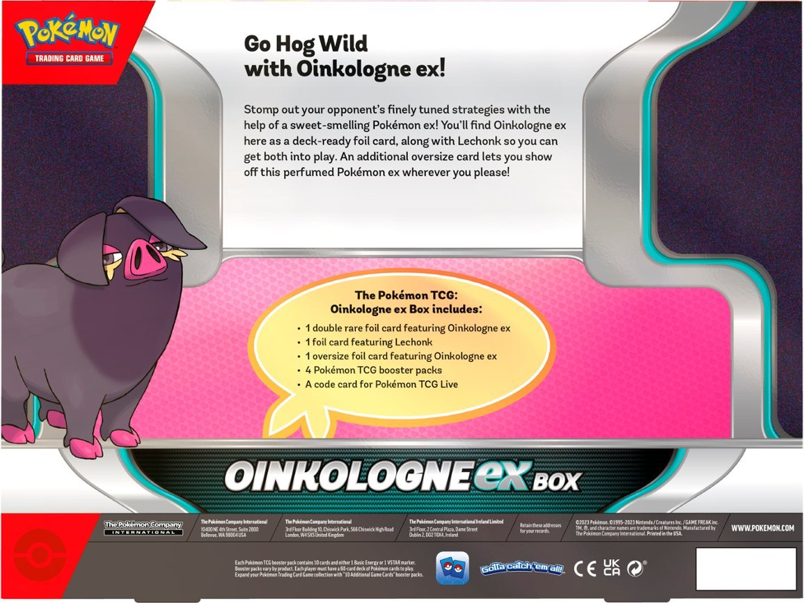 Pokemon - Trading Card Game: Oinkologne ex Box